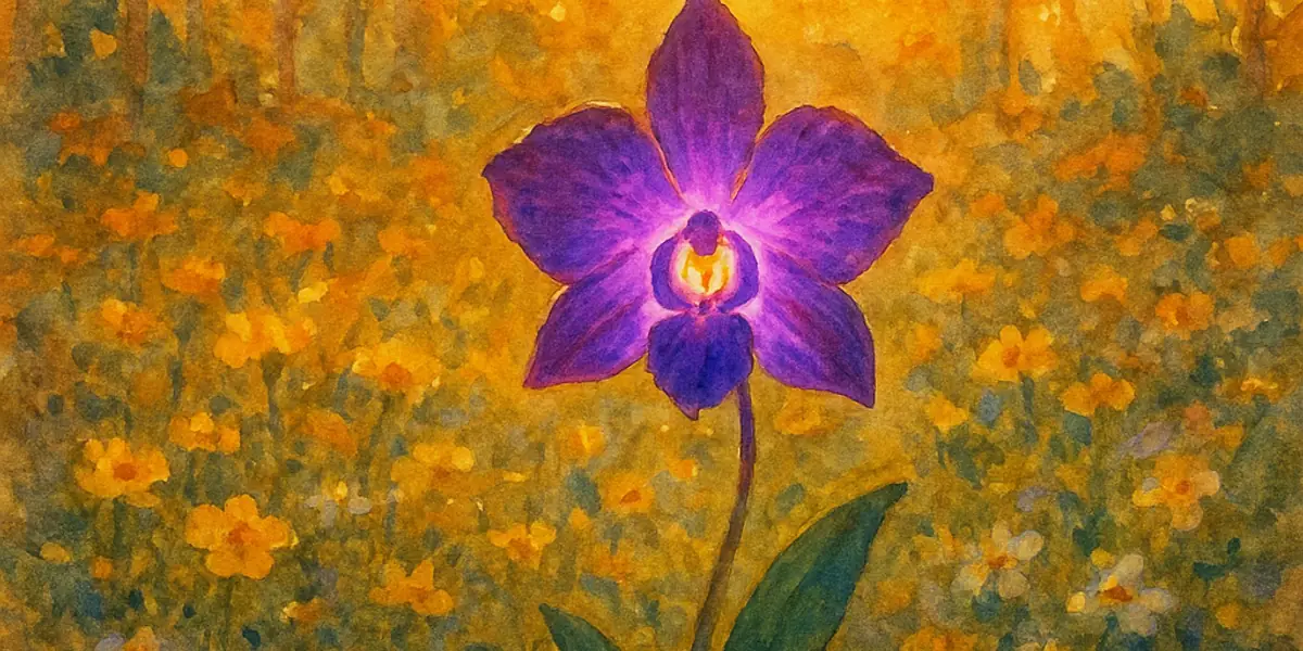 Rarest MBTI personality type — a rare orchid blooming among wildflowers