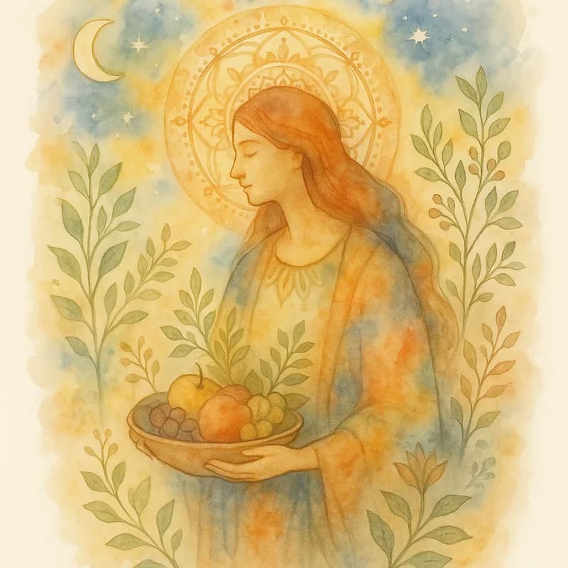 Jungian watercolor painting representing The Provider personality type - Learn about The Provider personality type (BECAD). Discover traits, careers, and relationships of this nurturing, dependable, and community-minded Big Five personality.