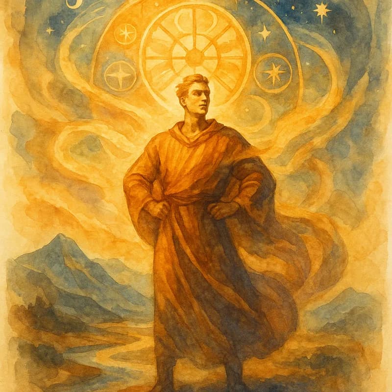 The Dynamo personality type Jungian watercolor artwork