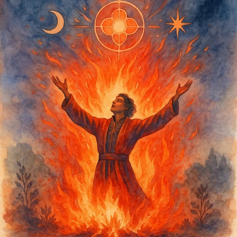 Jungian watercolor painting representing The Motivator personality type - Discover The Motivator personality type (RECGS) - the second most common type. Explore traits, careers, and relationships of this energetic Big Five personality.